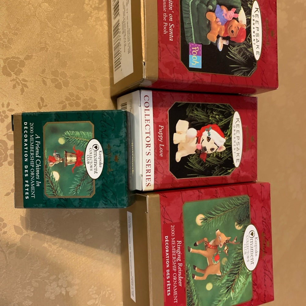 Hallmark Ornaments Vintage Set of 4 - Picture 2 of 3